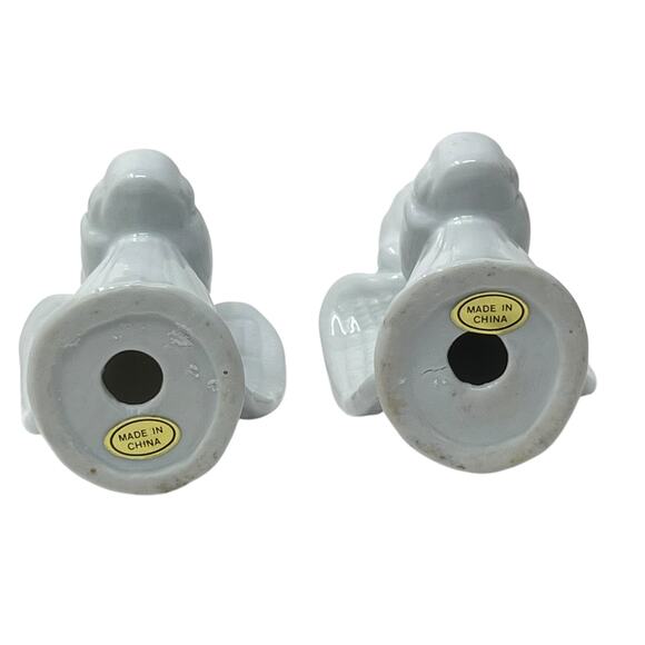 Angel Candleholders - Set of 2 - For Small Skinny Candles - Picture 6 of 6